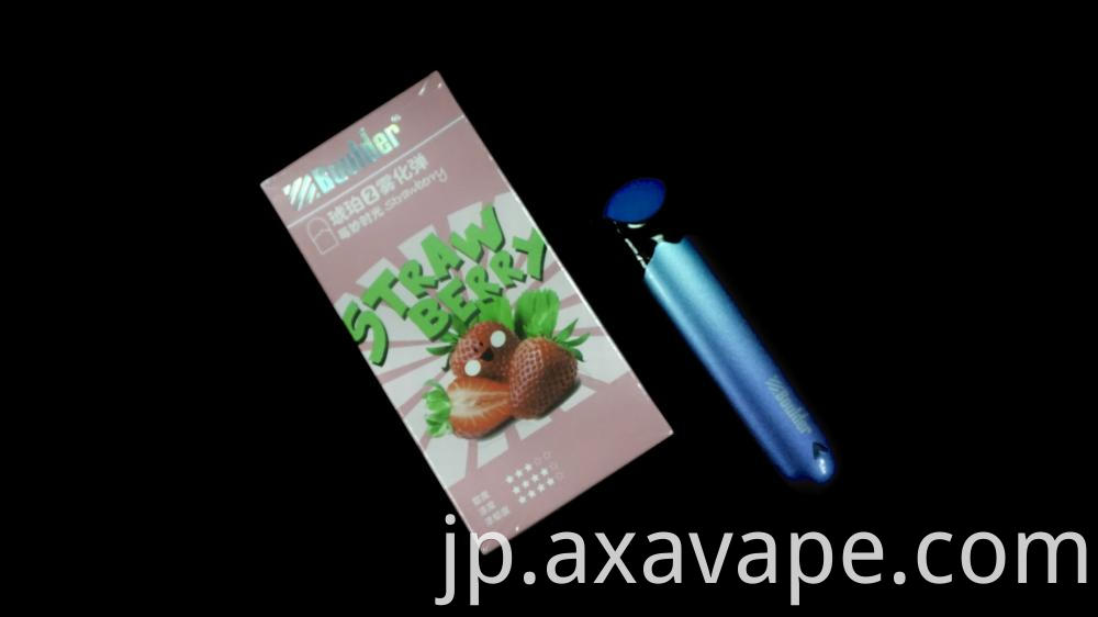 3 3ml Strawberry Axa Amber E Cigarette Pod